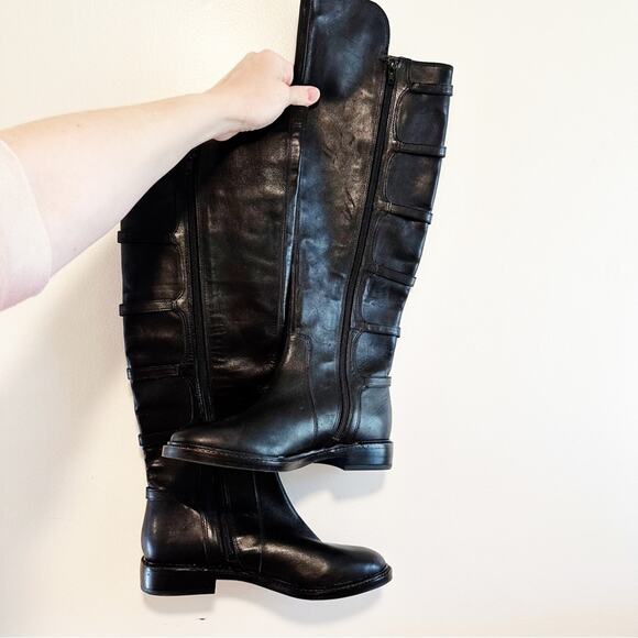 Gianni Bini Korbinn Leather Knee High Riding Boots - Picture 7 of 7